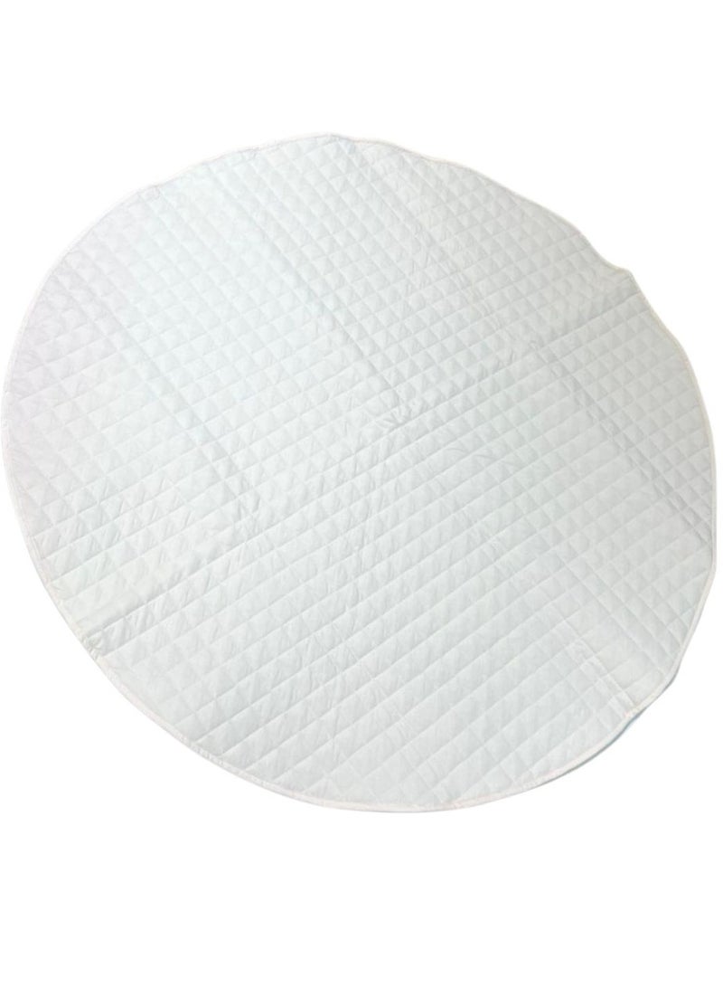 Elli Junior - 100% Organic Cotton Playmat | White
