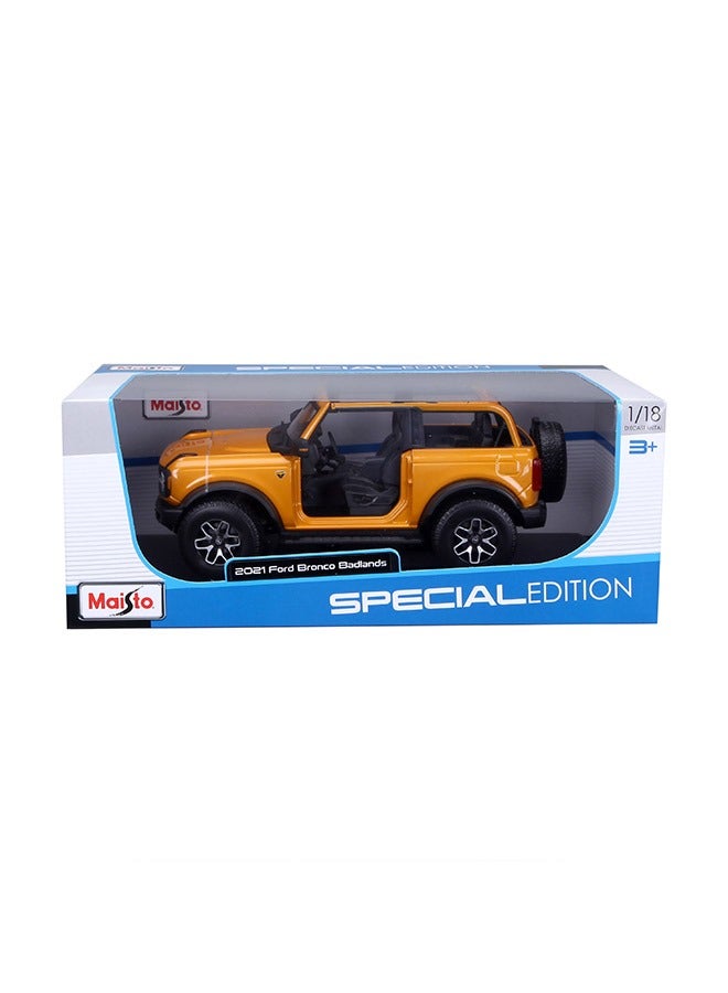 Sp. Ed. (B) - 2021 Ford Bronco Badlands (No Door) - Orange assortment