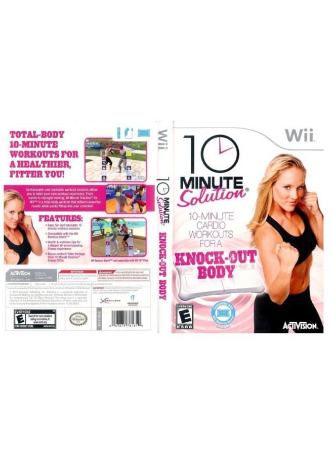 10 Minute Solution: 10 Minutes Cardio Workouts For A Knock-out Body - fitness - nintendo_wii