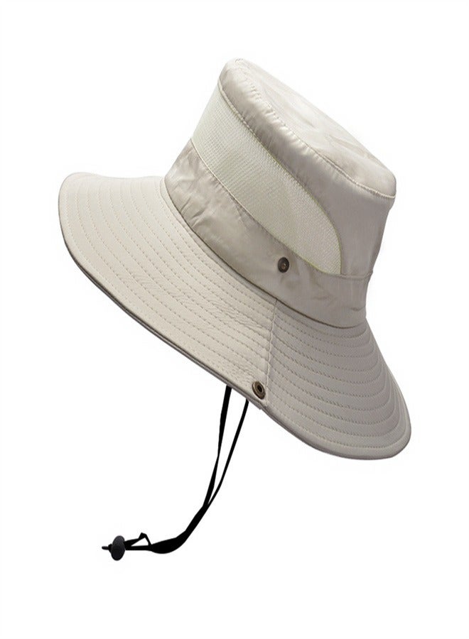 Outdoor Mountaineering Sun Hat For Men And Women Beige