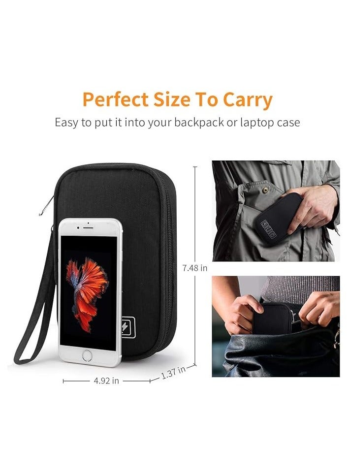 Electronic Accessories Storage Bag Small Portable Travel Cable Storage Bag All-in-One Organizer Storage for Power Cords, Chargers