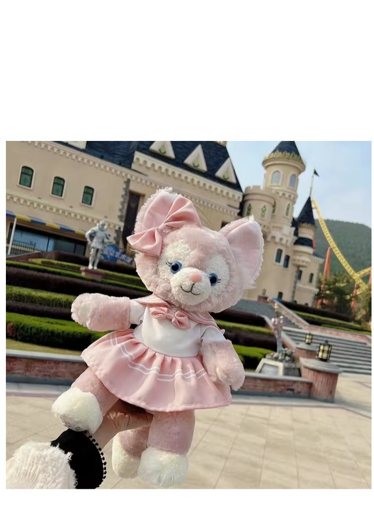Anime Linabell Bear Toy  Fox Toy Kawaii Gna Belle Plush Toys Cartoon Doll Duffy Pillow Room Decoration Children Gift