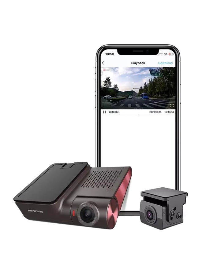 AE-DC8322-G2PRO Car Dash Camera, Dual Way Solution, 2160 High Resolution(Main Camera) And 1080P(Rear Camera, External Installation IP66), GPS, Parking Monitoring, Dash Cam | AE-DC8322-G2PRO