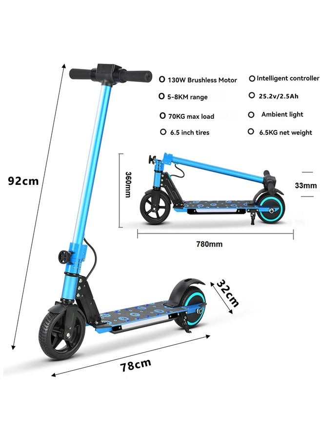 Beauenty Electric Scooter With Dual Brake System, Portable Foldable Electric Scooter With Display And Light, Lightweight And Easy To Carry, Max 12 km/h Speed, Max 14 km Travel Distance