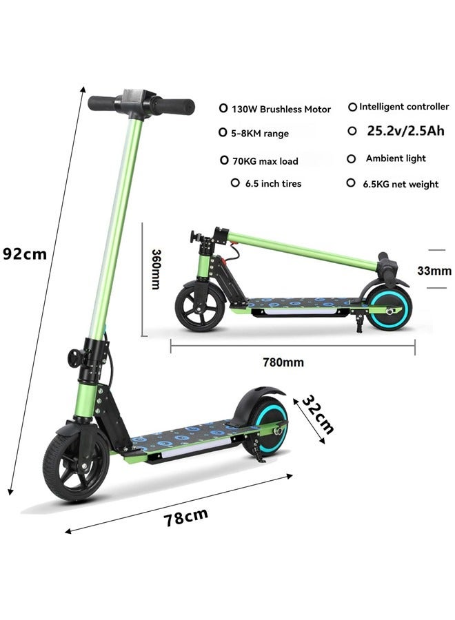 Beauenty Electric Scooter With Dual Brake System, Portable Foldable Electric Scooter With Display And Light, Lightweight And Easy To Carry, Max 12 km/h Speed, Max 14 km Travel Distance