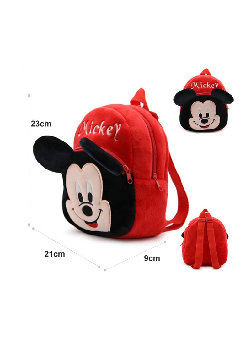 Plush Backpack Cartoon Mouse Kindergarten Children Schoolbag Kids Backpack Plush Toys Gift