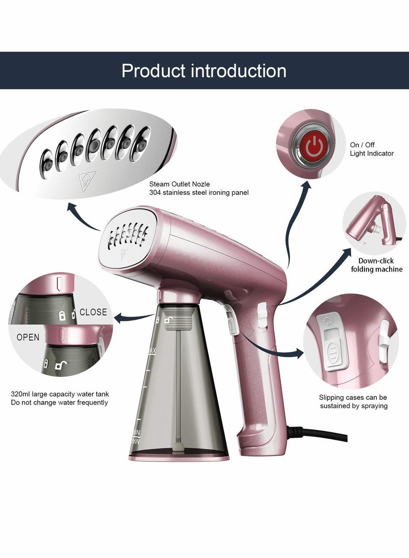 Portable Garment Steamer, 1500W Handheld Garment Steamer