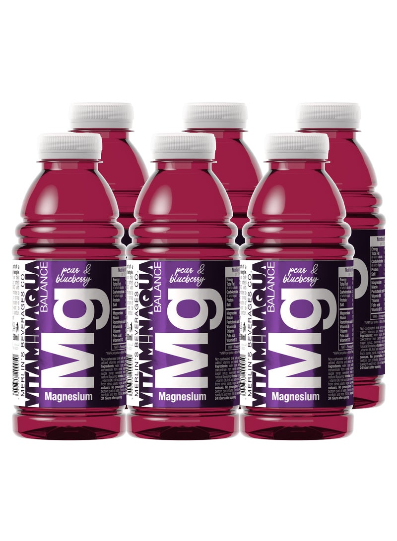 Balance Mg Pear And Blueberry - 6x600ml