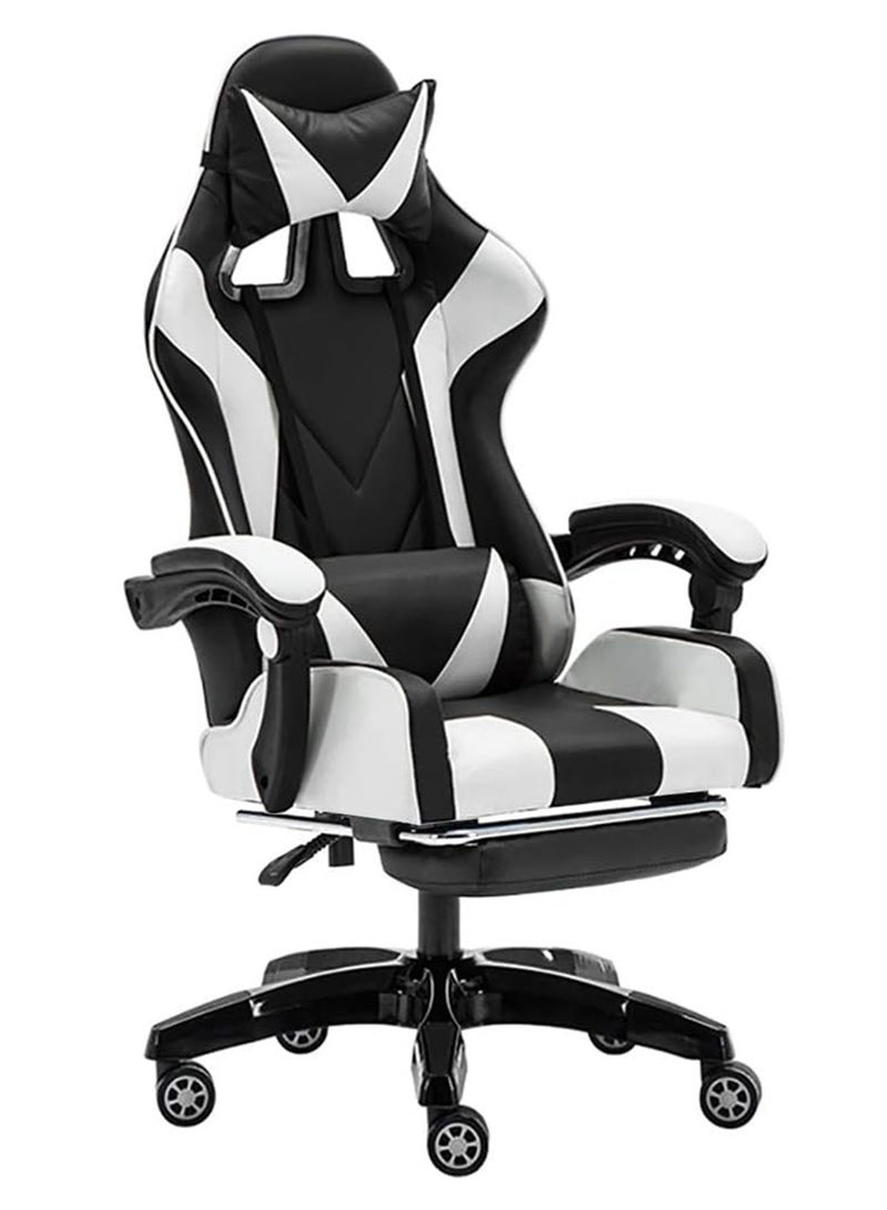 Gaming Chair Video Gaming Chair High Back Ergonomic Swivel Racing Computer Chair, Task Chair Rolling Office Chair