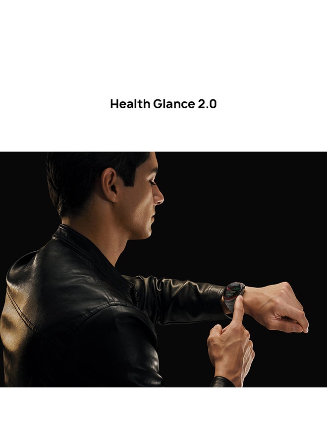 Watch 4 Pro Space Edition Smartwatch, Spherical Sapphire Glass, Health At A Glance, eSIM Cellular Calling, Fresh-New Activity Rings, Compatible With Andriod & iOS + Scale Grey