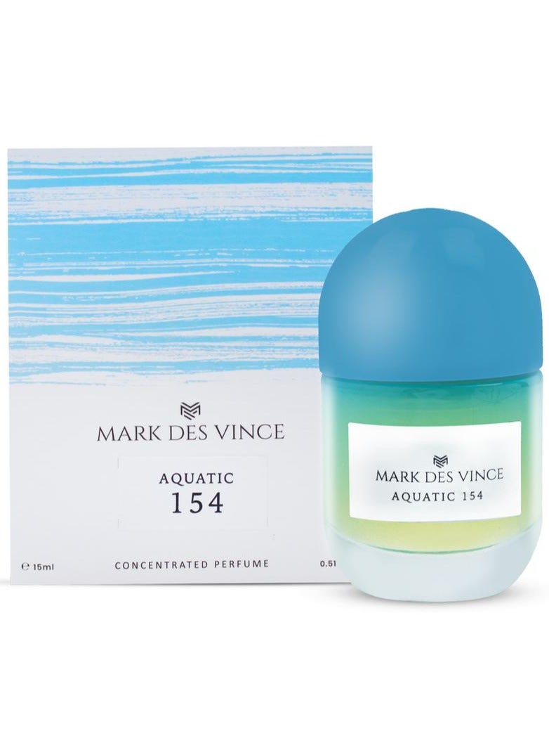 Mark Des Vince Aquatic 154 Concentrated Perfume 15ML  For Unisex