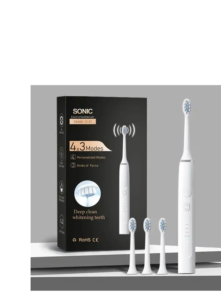 Rechargeable Adult Smart Sonic Electric Toothbrush