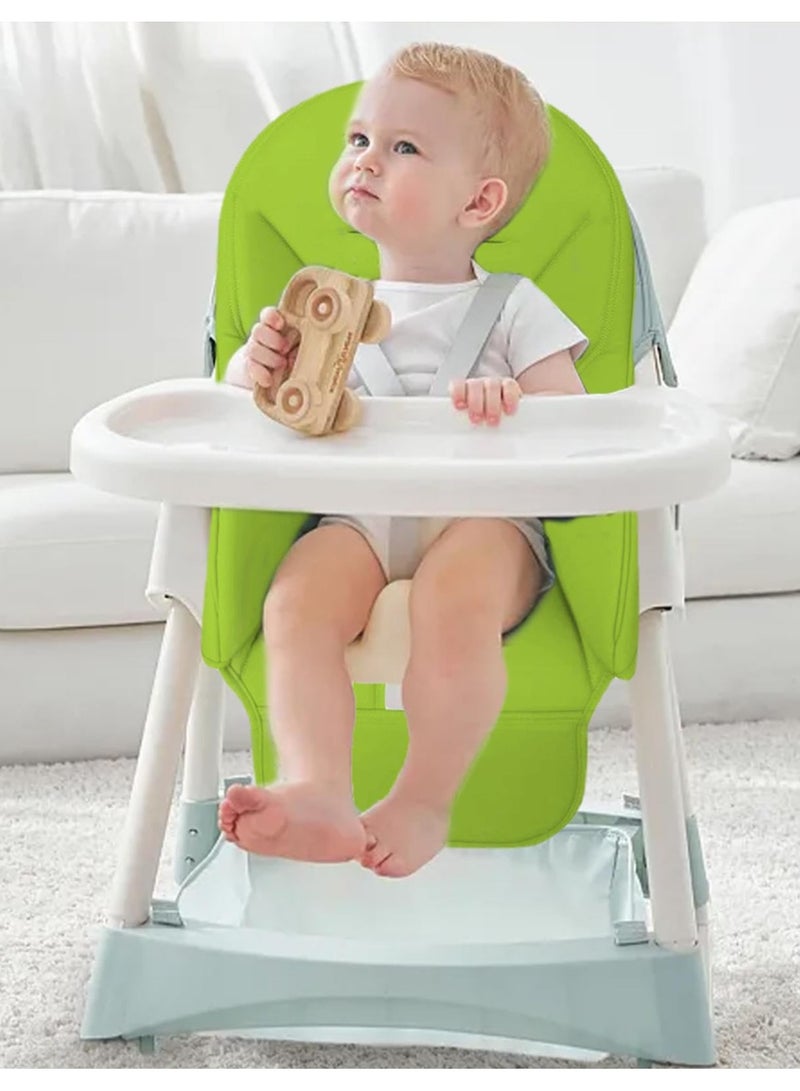 High Chair Covers for Baby, High Chair Cushion, Universal Baby Dining Chair Cushion, Pu Leather Cover for Baby Dining Chair, Easy to Fit Wipe Clean Seat Pad for Chair to Keep Baby Comfortable