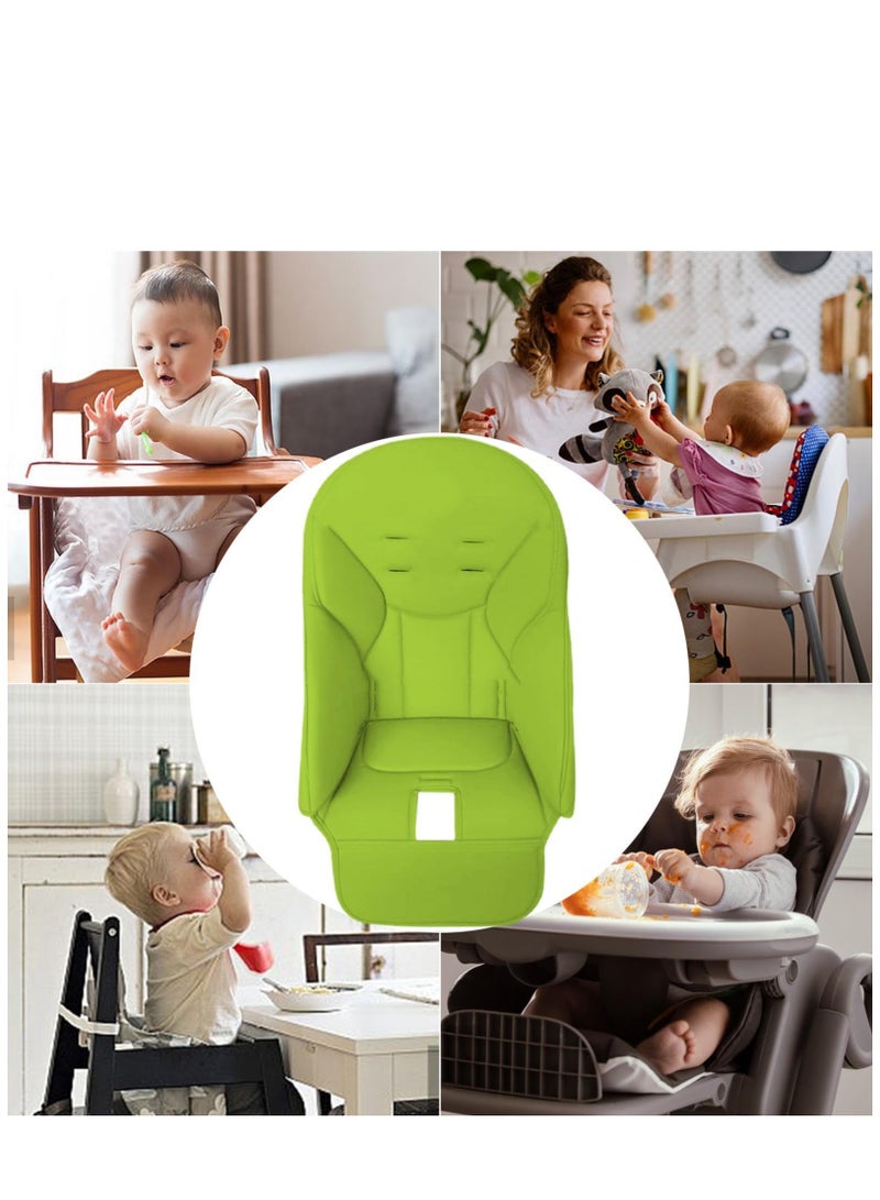 High Chair Covers for Baby, High Chair Cushion, Universal Baby Dining Chair Cushion, Pu Leather Cover for Baby Dining Chair, Easy to Fit Wipe Clean Seat Pad for Chair to Keep Baby Comfortable