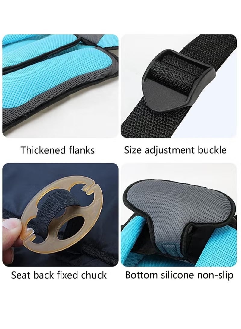 Auto Child Safety Seat Simple Car Portable Seat Belt, Foldable Car Seat Booster Seat for Car Protection, Travel Car Seat Accessories