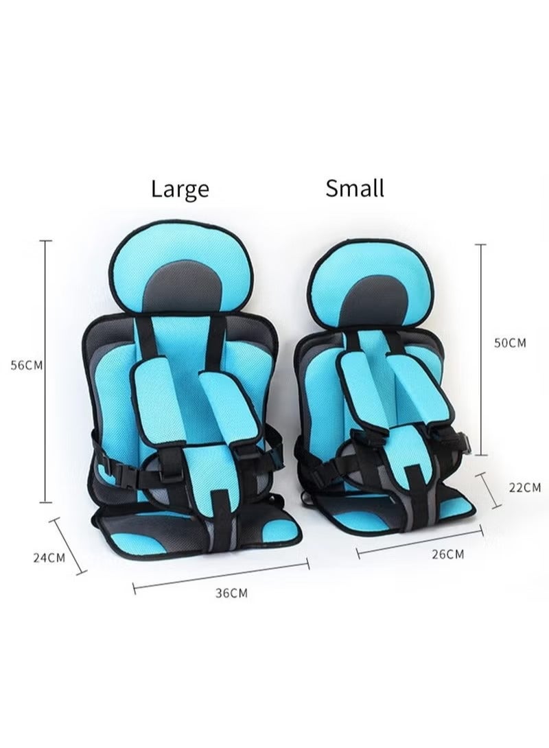 Child Safety Seat Simple Car Portable Seat Belt, Foldable Car Seat Booster Seat for Car Protection