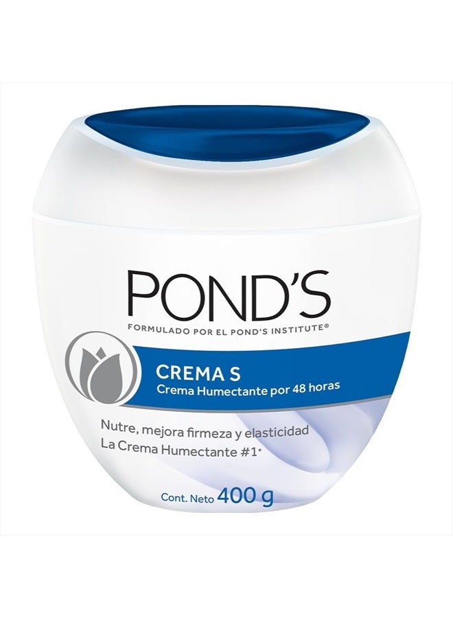 S Cream Humectant Moistening, 14oz Crema Humetante y Magnificante S De Ponds 400gr (1)