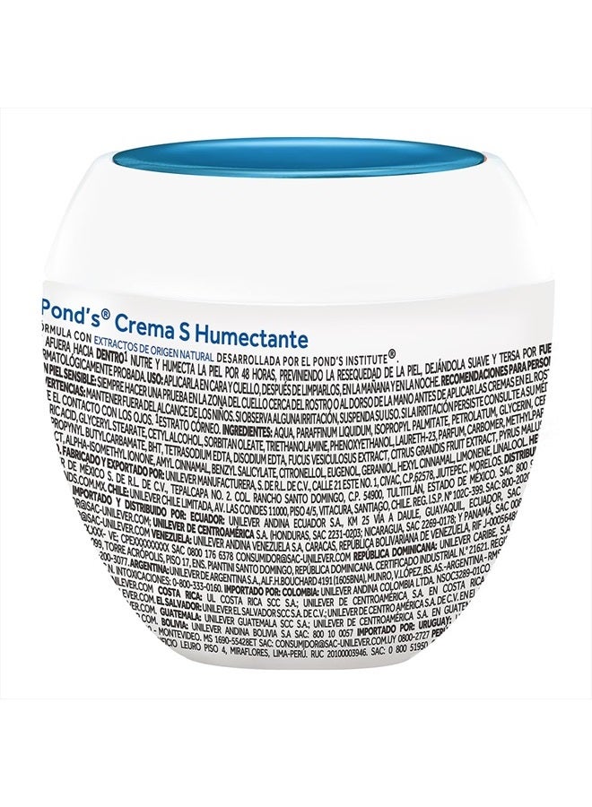 S Cream Humectant Moistening, 14oz Crema Humetante y Magnificante S De Ponds 400gr (1)