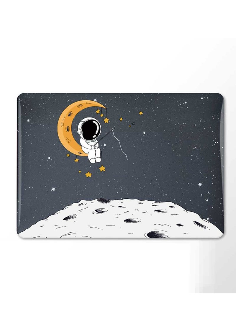 Laptop Case Compatible with MacBook 14 inch 2024/2023/2022/2021 Release A2442/A2779/A2918/A2992, Hard Shell Case with Keyboard Cover Skin for MacBook Pro 14 M3 M2 M1 Pro/Max (Astronaut Pattern)