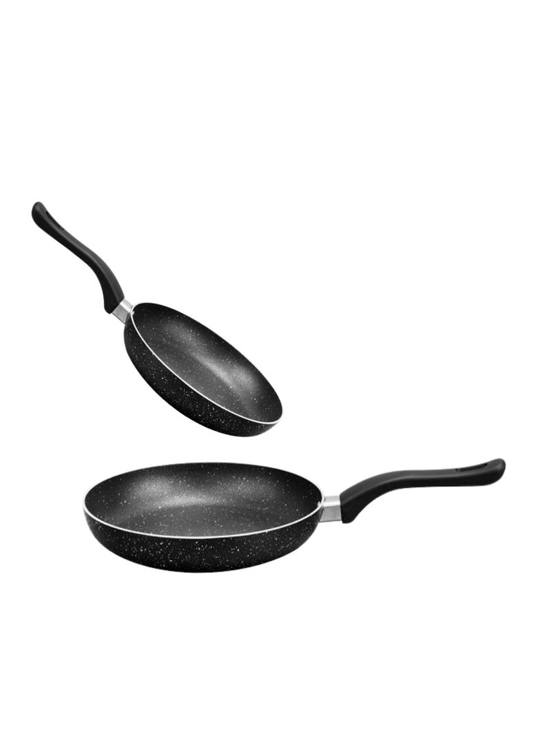 Sonex Non Stick Classic Frying Pan in Black, Dia 32, Capacity 3.6 Ltr,Depth 5.2 cm, Never Stick Granite Coating With Heat Resistant Handle,Ideal For Quick Frying And Sauteing,PFOA Free Healthy Cooking