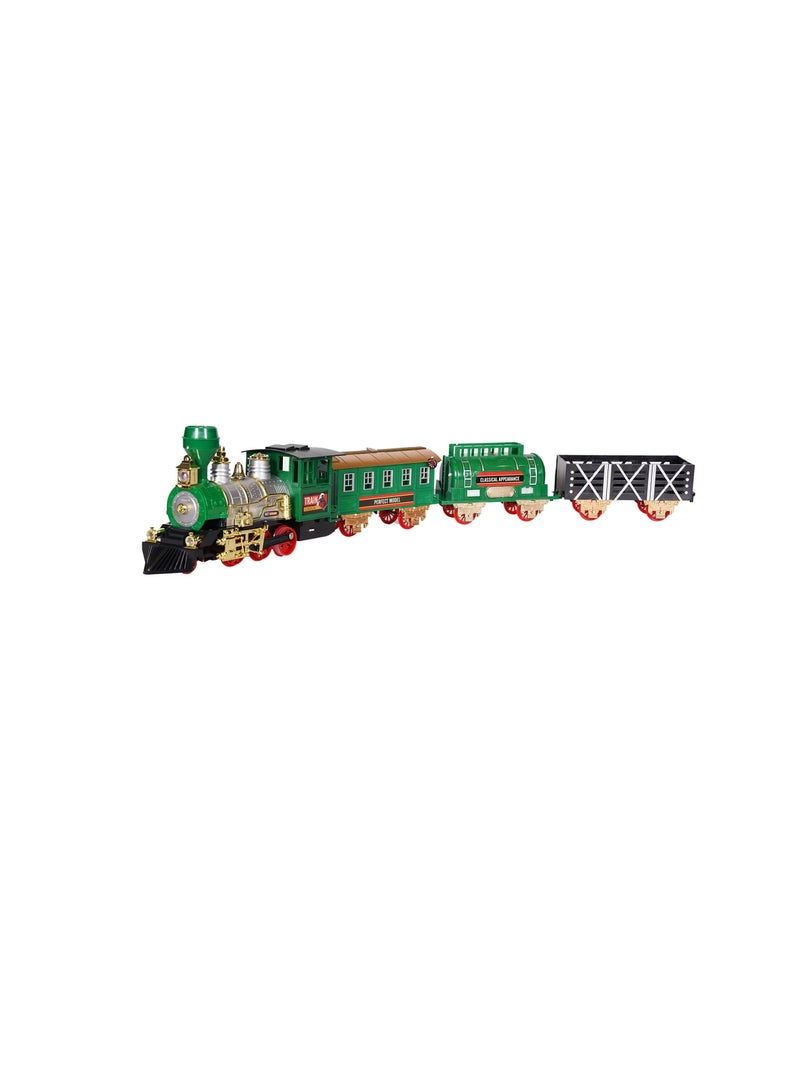Battery Operated Classical Train, Green