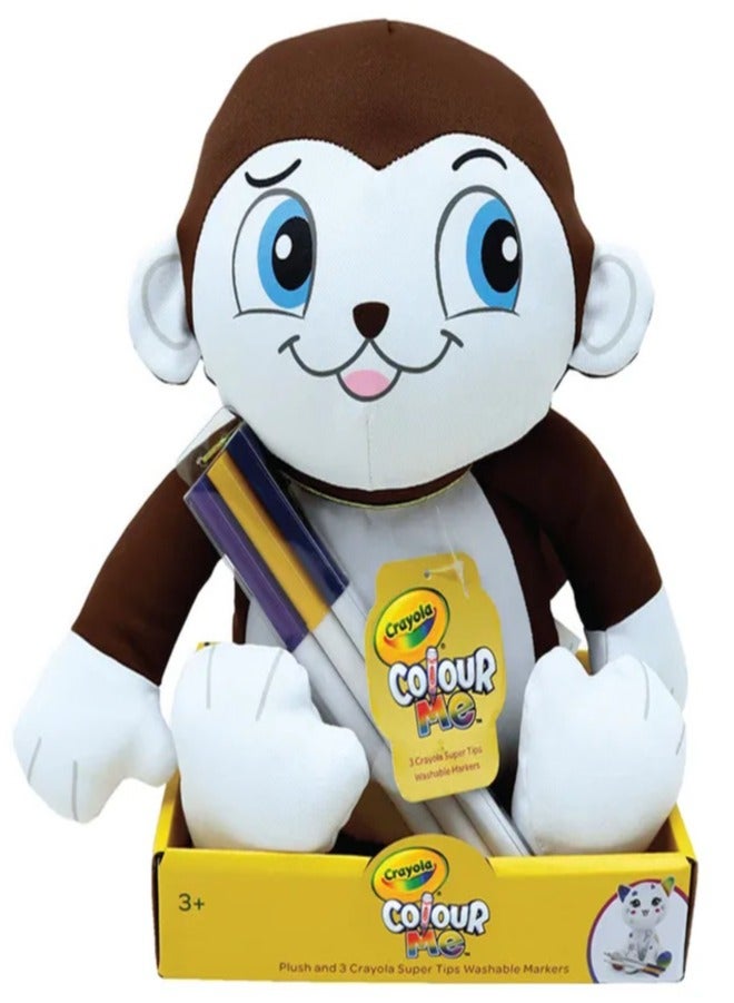 Crayola Colour Me Plush - Monkey