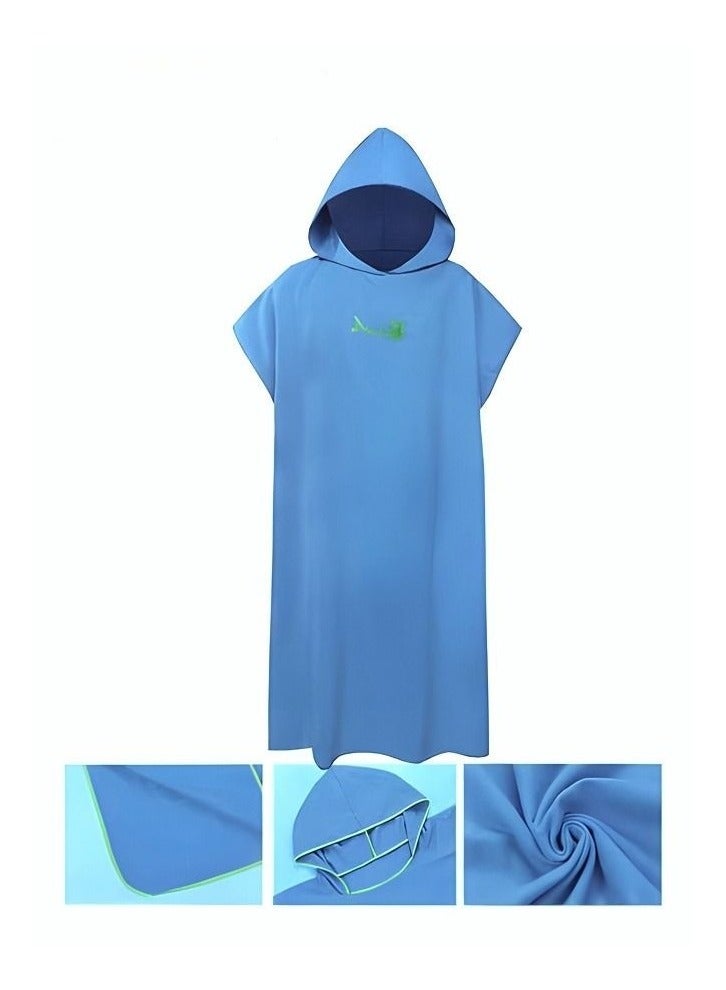 Beach Bathrobe Thickened Soft Material Quickly Absorbs Moisture Suitable for Men and Women Swimming Pool Beach Bathroom