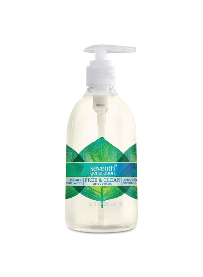 Hand Wash, Free and Clear, 12 Ounce