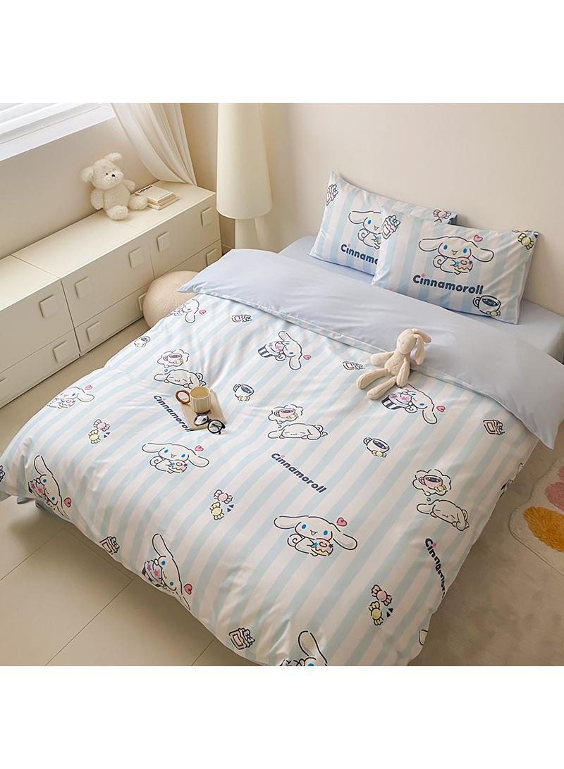 4-Piece Cinnamoroll Cotton Comfortable Set Fitted Sheet Set Children'S Day Gift Birthday Gift
