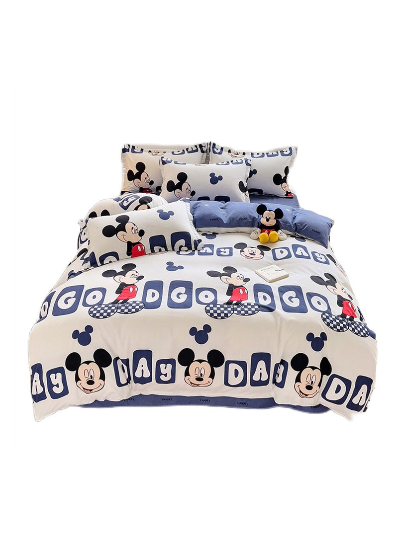 4pcs bedding set 2 pillowcases 1 quilt cover 1 bed sheet four-piece set with creative and fashionable styling