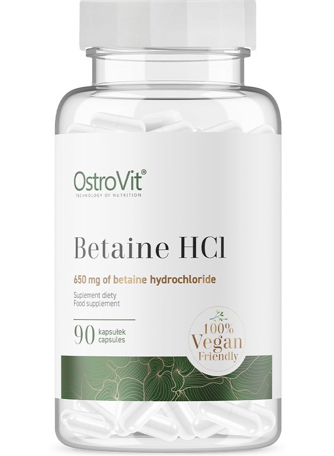 OstroVit Betaine HCL Vege, 90 Capsules, 90 Serving