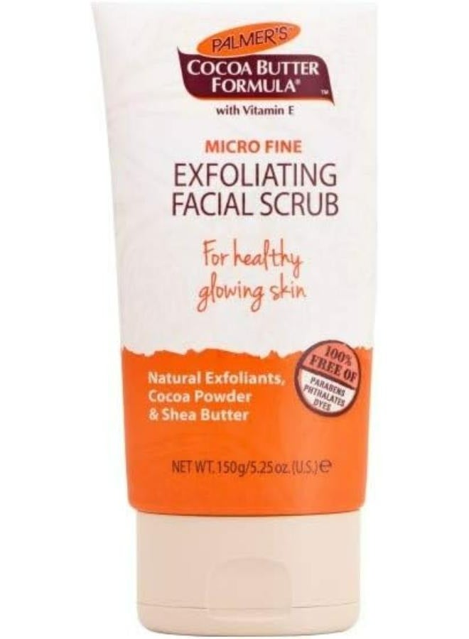 Cocoa Butter Exfoliating Facial Scrub 150 g