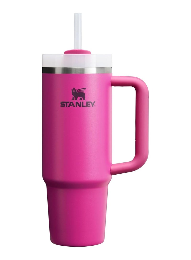 Stanley Quencher H2.0 FlowState Stainless Steel Vacuum Insulated Tumbler with Lid and Straw for Water, Iced Tea or Coffee,40 oz