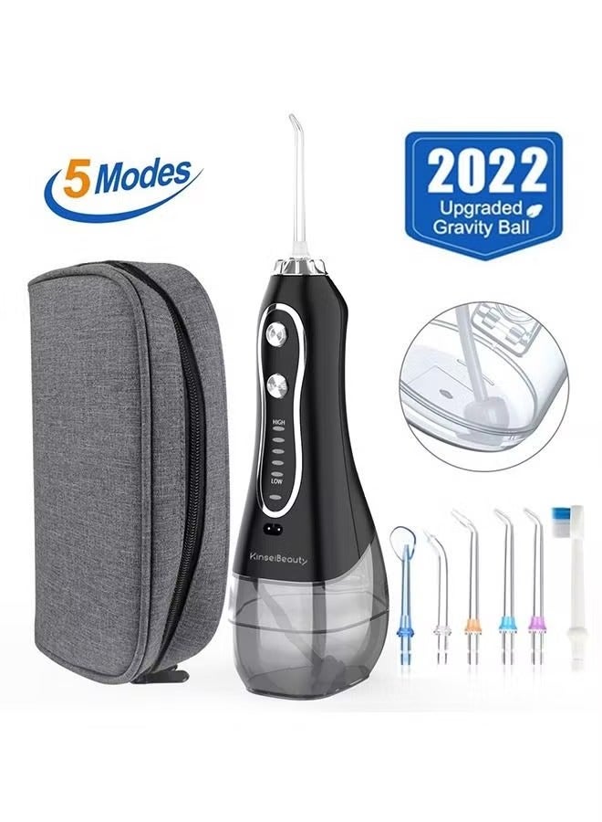 2024 portable and rechargeable upgraded 5 model IPX7 waterproof whitening water floss