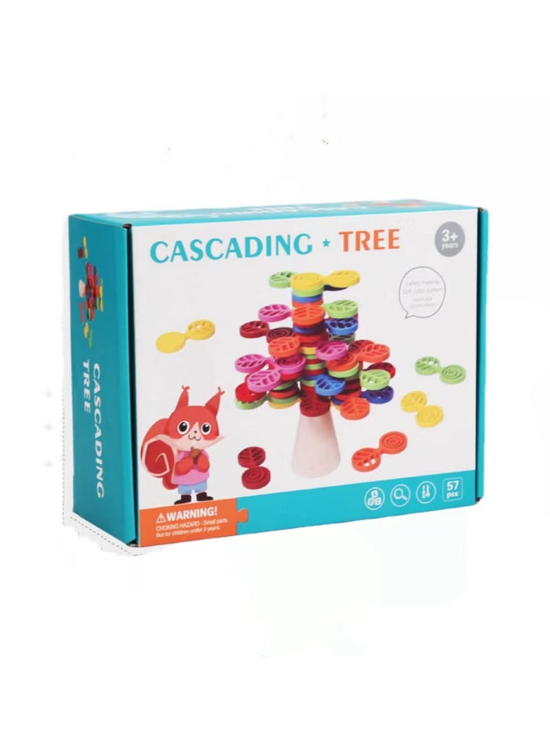 Baby early education hands-on training stacking wooden blocks
