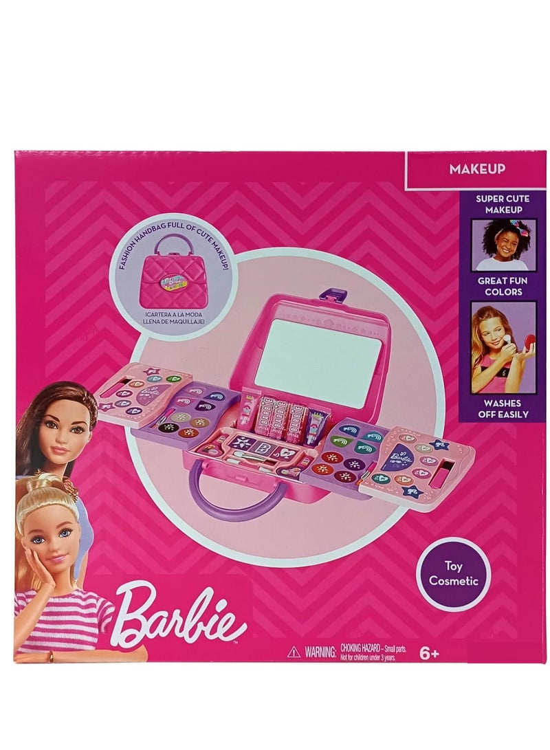 Barbie 5 Decks Sliding Handbag with Makeup