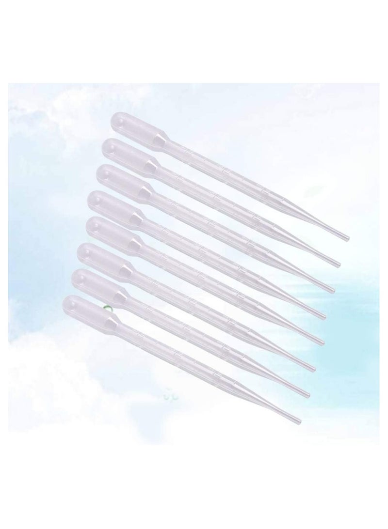 200 Pcs 3ml Pipette - Graduated Transfer Pipettes Disposable Pipettes Eye Dropper Pipette for Liquid Essential Oil Makeup Tool