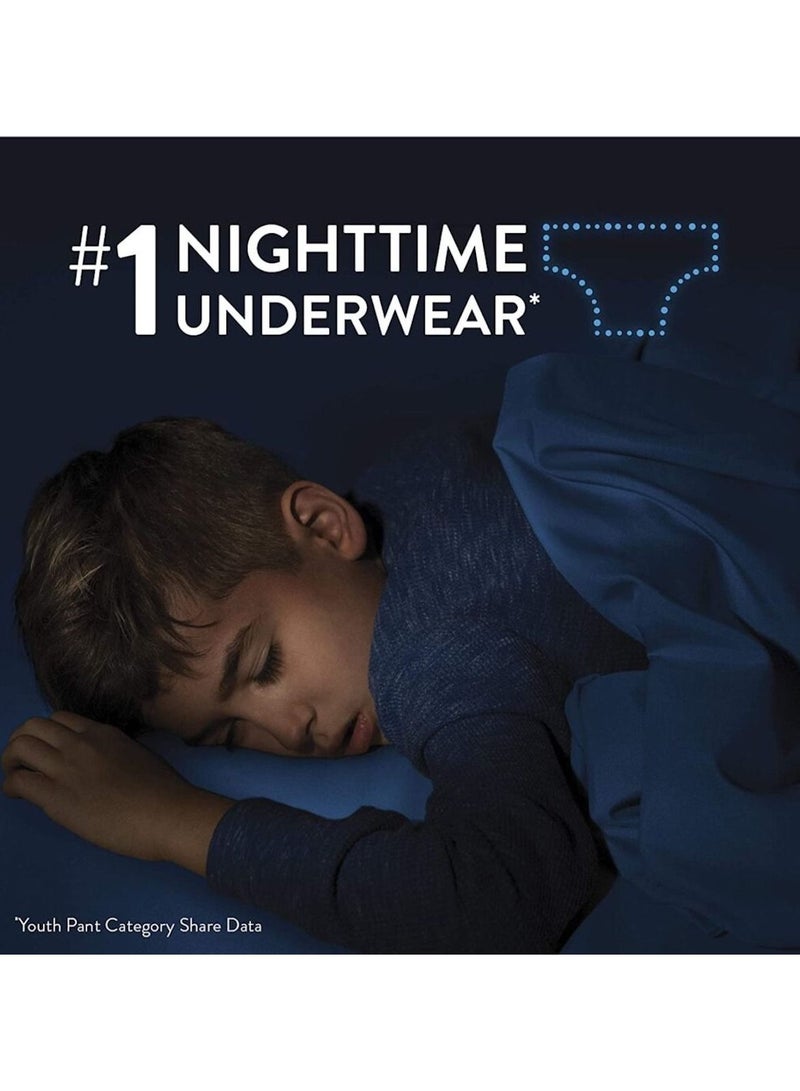 Nighttime Bedwetting Underwear Boys' L (68-95 lb.) 34 Count