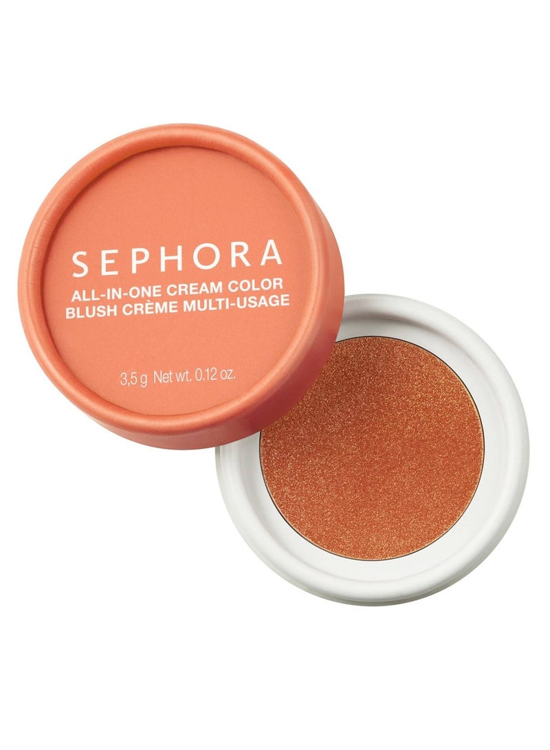 SEPHORA COLLECTION All-In-One Cream Color - Natural Healthy Glow + Anti-Dull Complexion Effect 04 Daring Tangerine (3.5g)
