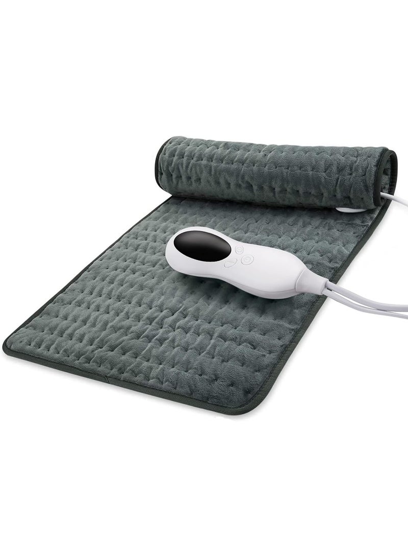 Heating Pad - Electric Heat Pad for Back Pain and Cramps Relief Electric Fast Heat Pad with 10 Heat Settings Auto Shut Off Machine Washable 12