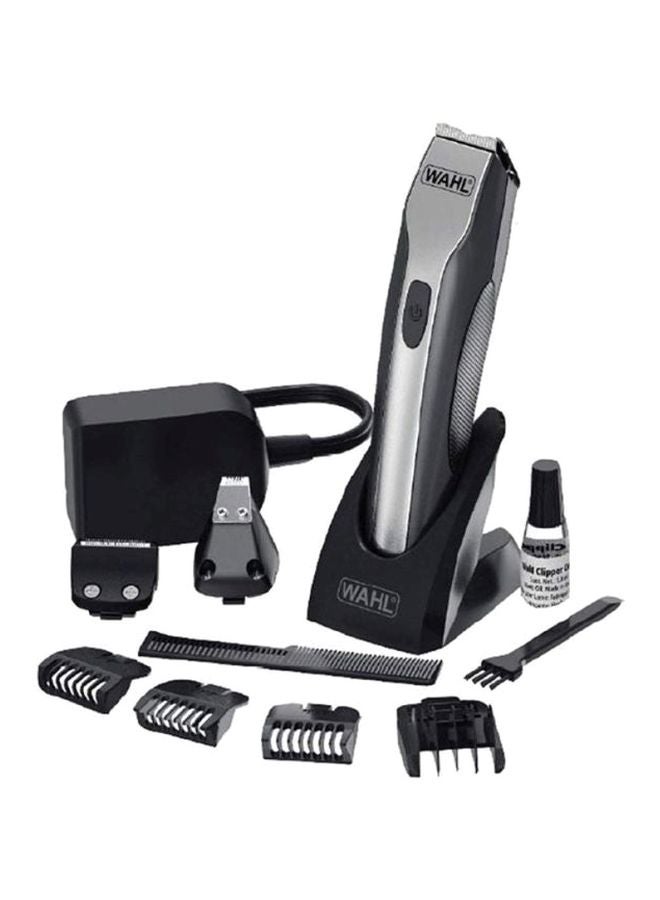 All-In-One Beard And Haircutting Trimmer Kit Black/Silver