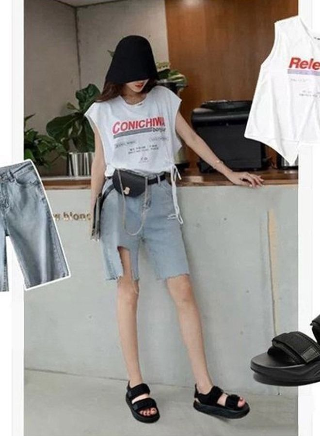 Women's Summer Walking Sandals Air Cushion Support Platform Ankle Strap Shoes Comfortable Casual Wedge Sandals