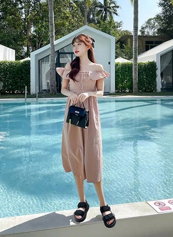 Women's Summer Walking Sandals Air Cushion Support Platform Ankle Strap Shoes Comfortable Casual Wedge Sandals