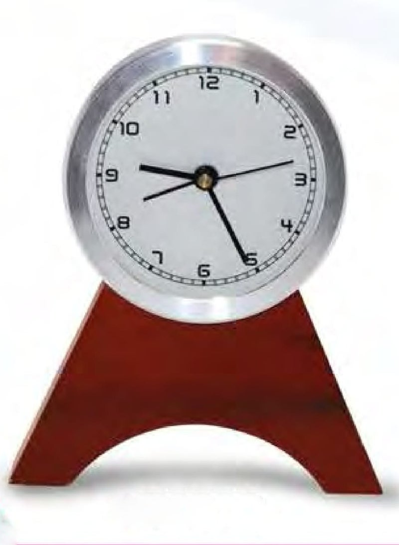 Silent Movement PVC Wood With Adjustable Ringtone Digital Quartz Alarm Clock