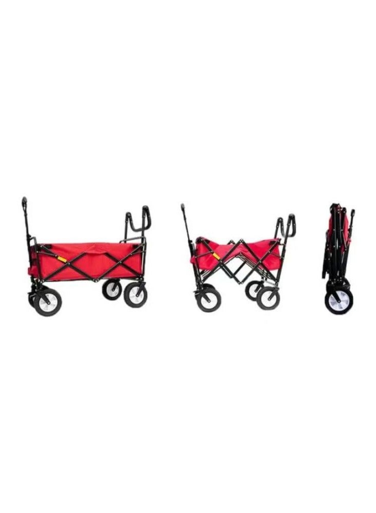 Multi-Function Foldable Outdoor Wagon With Removable Canopy