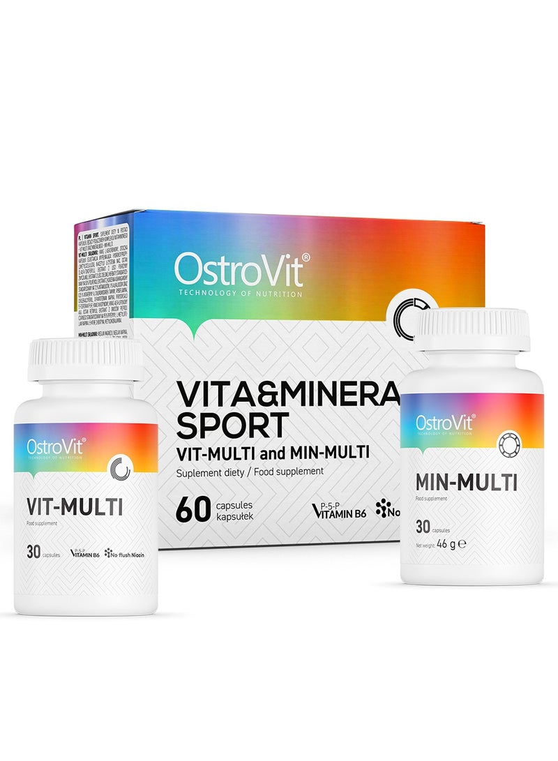 OstroVit Vita&Minerals Sport, 60 Capsules