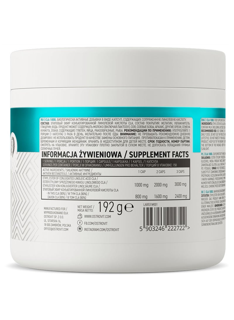 OstroVit CLA 1000, 150 Capsules Limited Edition