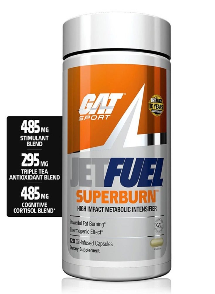 GAT Sport JetFuel Superburn, 120 Capsules