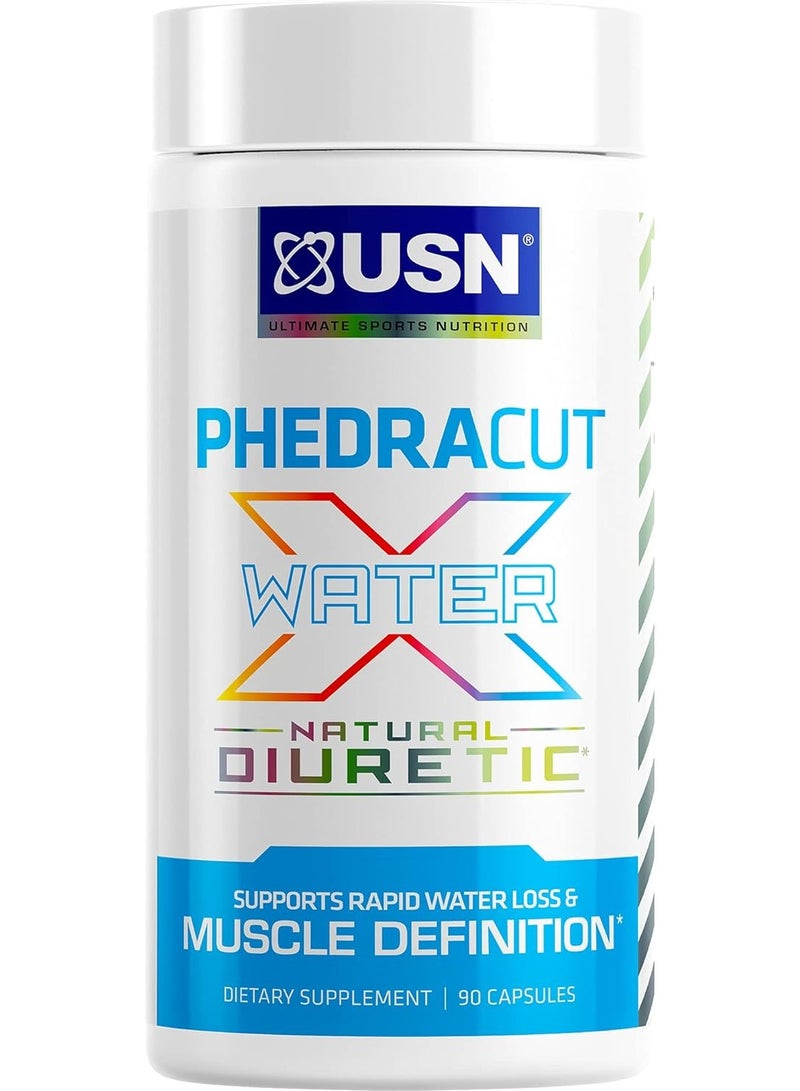 USN Phedracut X Water Natural Diuretic, 90 Capsules