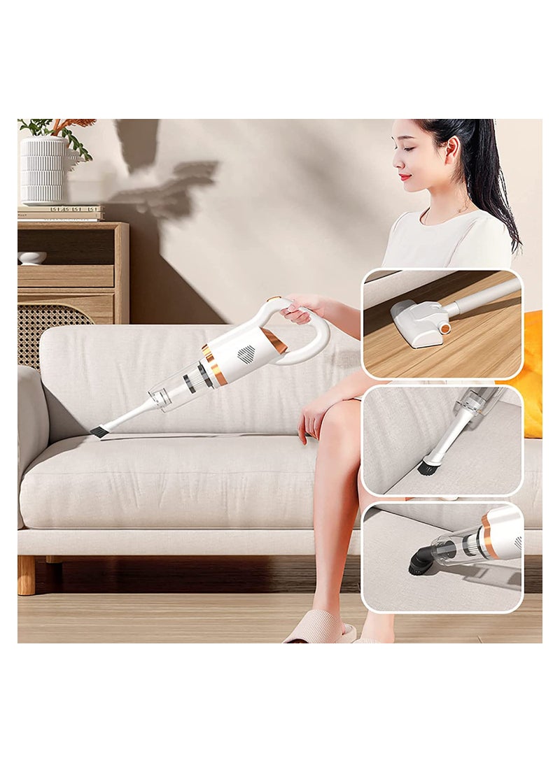 Handheld Cordless Vacuum Cleaner 85000pa For Car And Household Portable Dual Purpose Mop And Sweeper